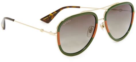 gucci pilot|Gucci Pilot Urban Web Block Aviator Sunglasses .